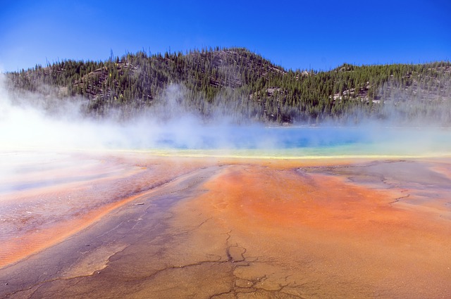 Yellowstone spring photo