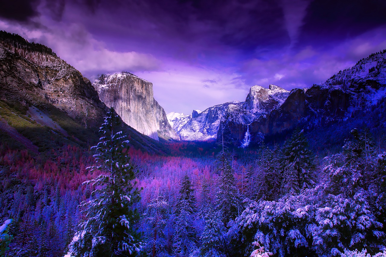 Yosemite snow photo